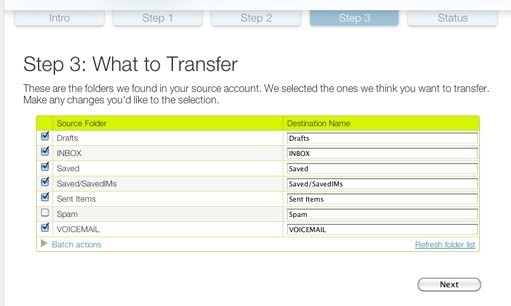 transfer filemail to email