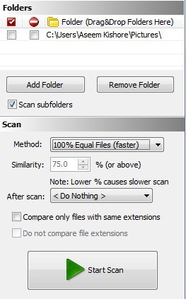 duplicate file finder remover tut