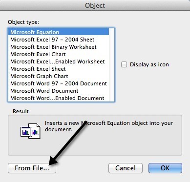 open embedded pdf in word mac