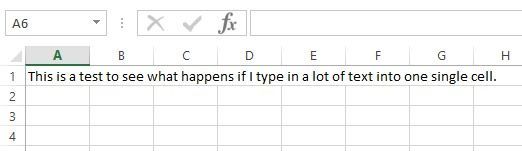 excel hide overflow text in cell without fill