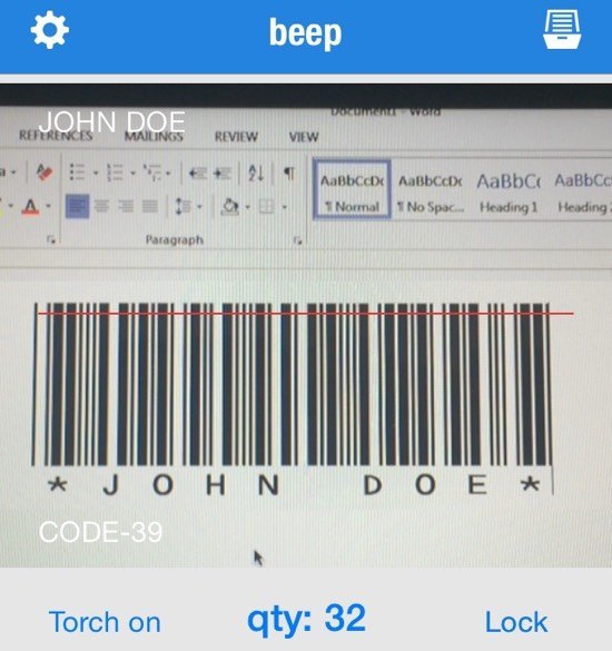 barcode maker and scanner