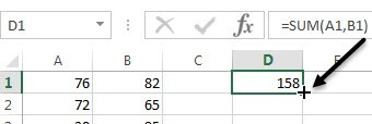 how to drag a formula in excel for mac without mouse