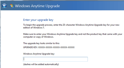 windows anytime upgrade key for windows 7 home premium to windows 10