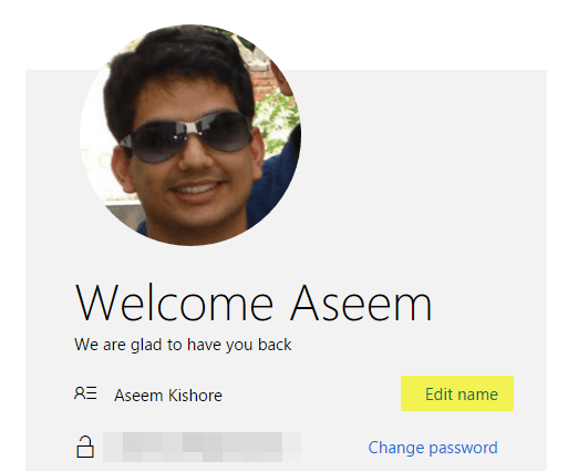 how to change picture in microsoft account