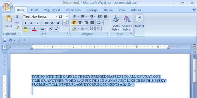 How To All Caps In Word