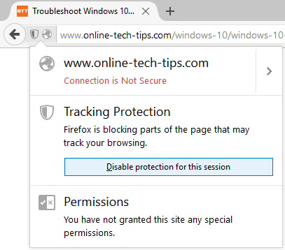 Turn off private browsing firefox 63