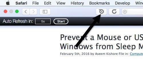 safari auto refresh extension free