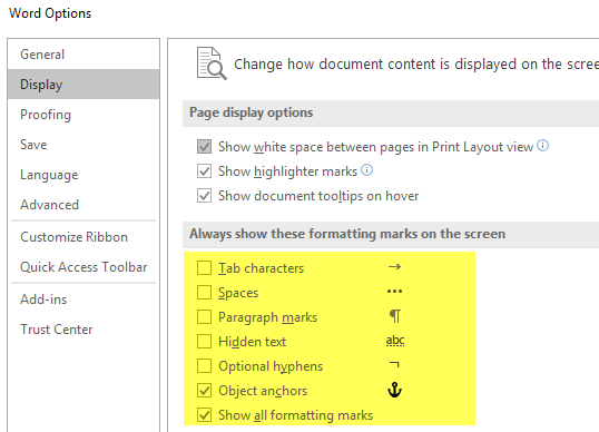 how-to-show-formatting-marks-in-word