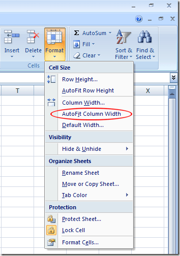 how to autofit cell in microsoft excel for mac