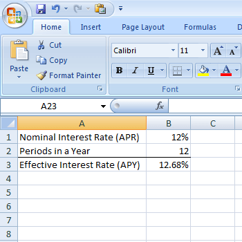 How to calculate percent change in excel