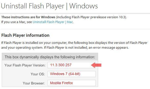 adobe flash player uninstaller 31.0.0.153