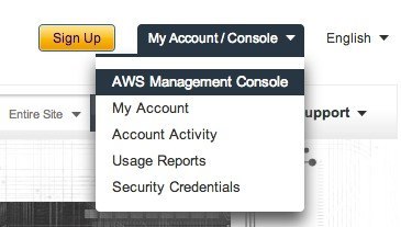 Aws s3 console