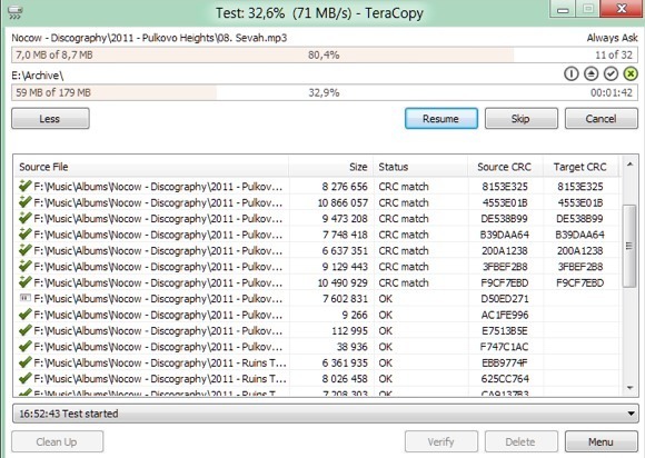 Copy large files over the network faster with tera copy for windows 10 1